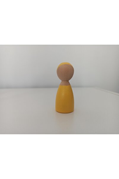 Gepetto لعبة Pegdoll الخشبية الصفراء - الطفل