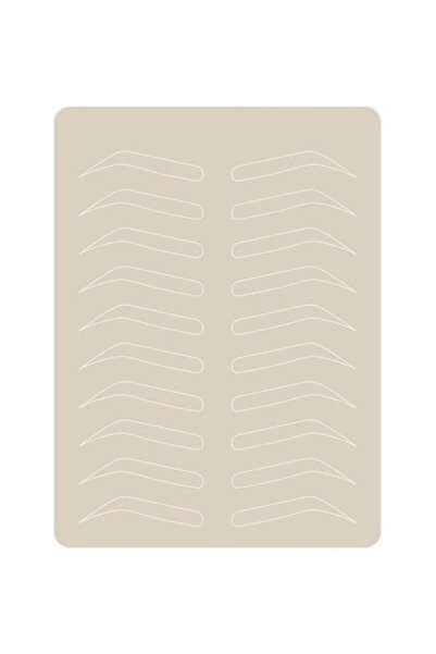 Prime Kalıcı Makyaj Microblading Pudralı Lateks Kalın Kaş Boşluklu Suni Çalış...