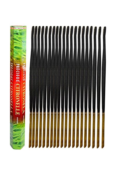 ENJOY SHOP Cıtronella ( Sinek Savar Limon Otu ) Kokulu Çubuk Tütsü 1 Paket 20...