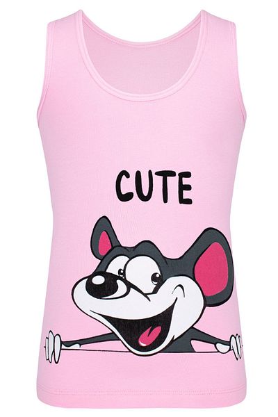 biyokids Girls Cute Animals Thick Strap Kids Undershirt 5 Pack BYO3638