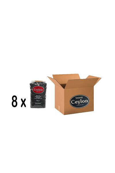 Tanay Ceylon Imported Sri Lanka Black Leaf Ceylon Tea Stray Tea 750 Gr X 8 Pcs (6.000 Gr)