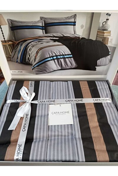 Çapa Home ÇİFT KİŞİLİK PREMİUM MODEL HEDİYELİK GÜNLÜK ÇEYİZLİK NEVRESİM TAKIMI 240 X 260