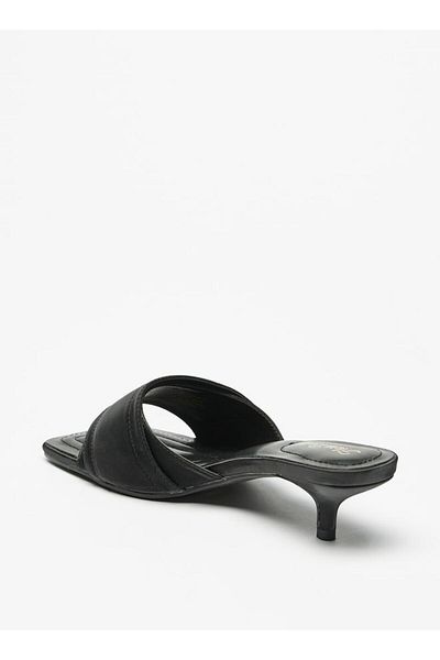 Flora Bella by Shoexpress Solid Kitten Heel Sandals