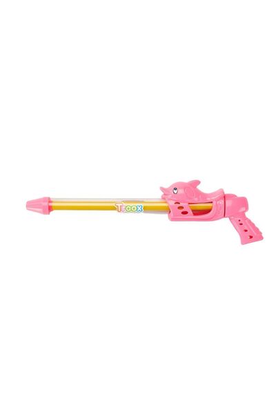 PAPU Troox AD777 Oyuncak Su Pompası - Yunus Figürlü 35 cm Su Tabancası - Pembe
