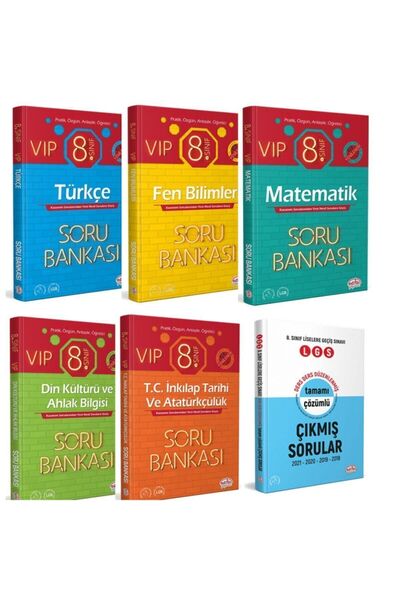 Editör Yayınevi Editör 8. Sınıf Vip Tüm Dersler Soru Bankası Seti + Lgs Çıkmı...