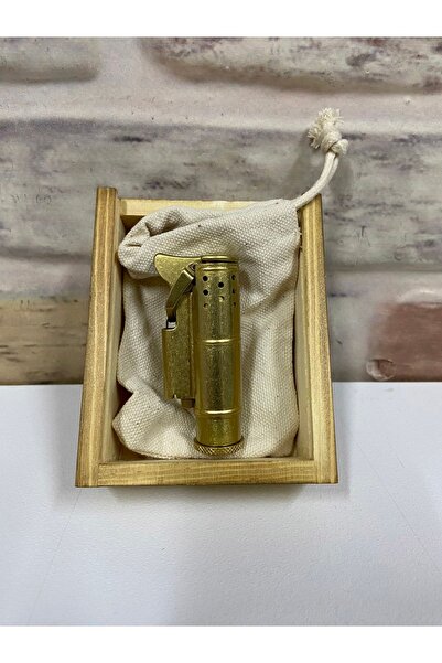 PROMISE Marka Eskitme Model Benzinli Sarı Renk Isme Özel Çakmak