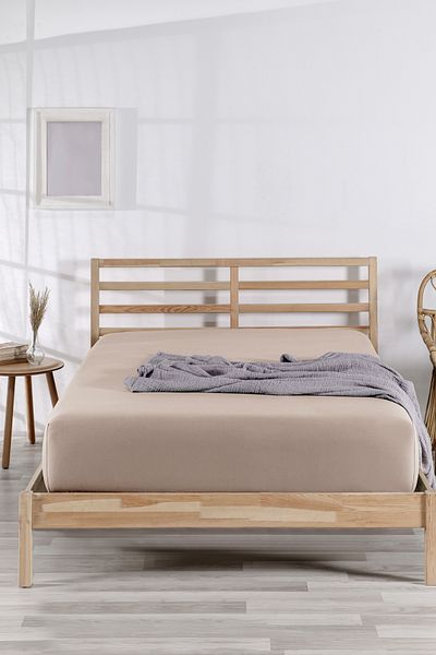 Nordqueen Single/Double 100% Cotton Elastic Sheet