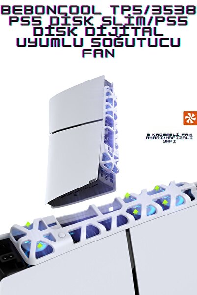 beboncool Tp5-3538 Ps5 Slim Disk/ps5 Slim Dijital/ps5 Pro Uyumlu Işıklı Arka ...