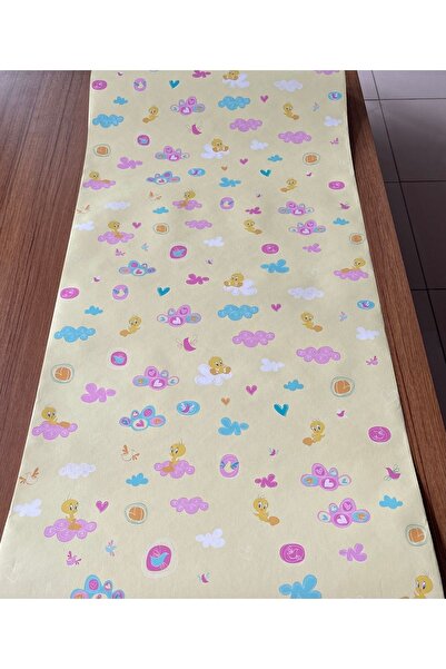 BAŞYAPI DİZAYN Sarı Tweety Çocuk-bebek Odası Ithal Duvar Kağıdı (5m²)