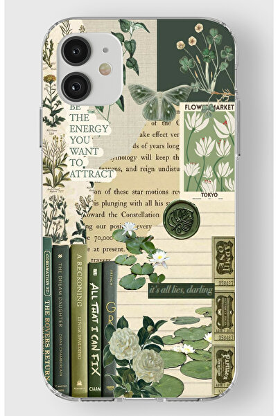 moonset Iphone 11 Uyumlu Be The Energy Kolaj Tasarımlı Baskılı Şeffaf Telefon...