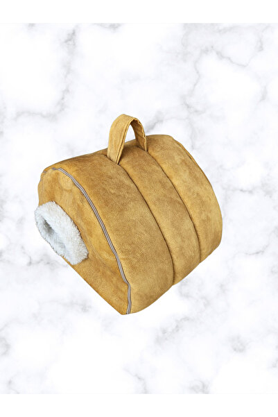 annebebektasarım KEDİ PUSETİ-ULTRA LÜKS GOLD KEDİ PUSETİ, KEDİ YATAĞI, KEDİ EVİ