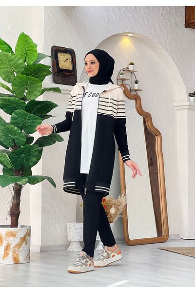 KardelenButik Σετ Τριπλή αθλητική φόρμα Camelya New Season