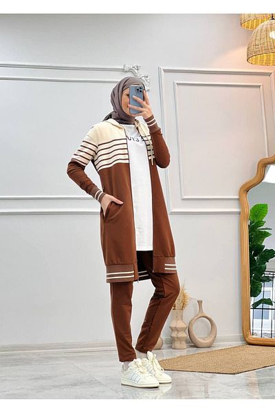 KardelenButik Σετ Τριπλή αθλητική φόρμα Camelya New Season