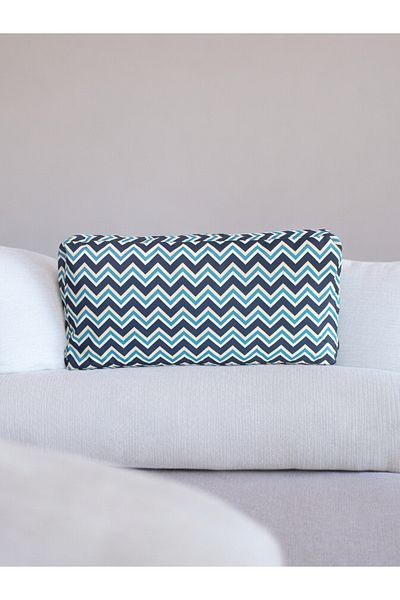 AYPETEKS Set de canapea și grădină cu model în zig-zag - husă de pernă