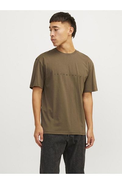 Jack & Jones T-Shirt Logo Rundhals-T-Shirt