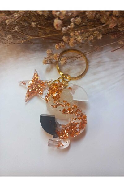 demirbasavm سلسلة مفاتيح مصنوعة يدويًا من الإيبوكسي