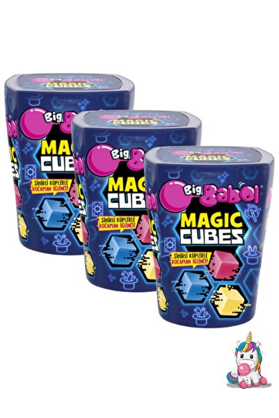 Big Babol Magic Cubes Bottle 86gr - 3 Adet