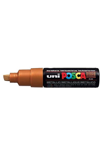 Uni Bronze Poster Marker - Posca 8.0 Water Based, Pc-8k