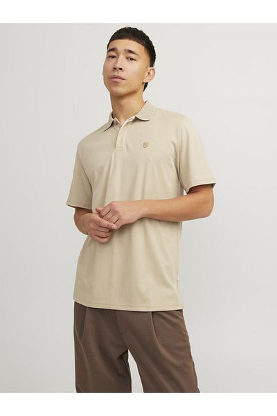 Jack & Jones Premium T-Shirt Einfarbiges Polo-T-Shirt