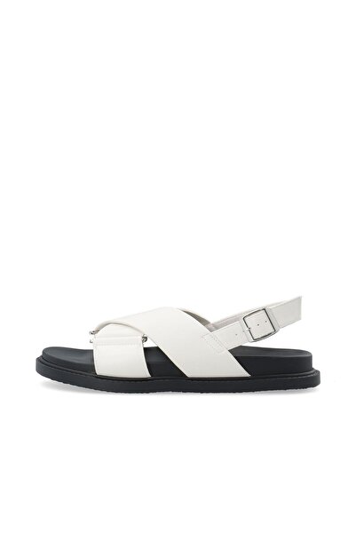 Bianco Sandalen Mit Überkreuzriemen Biaoslo