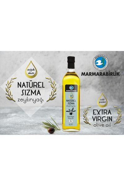 MarmaraBirlik Soğuk Sıkım Zeytinyağı 1 Lt