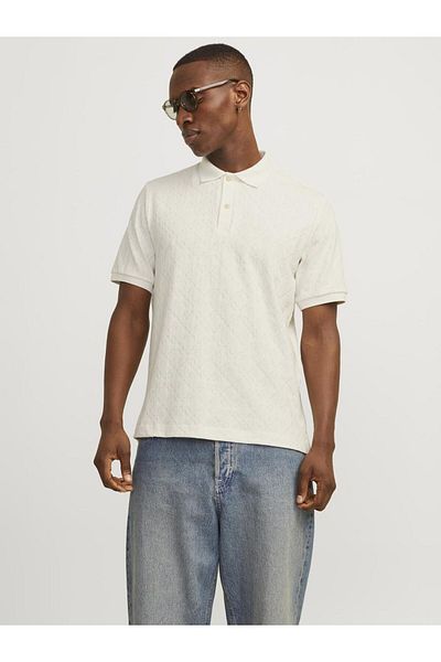 Jack & Jones Premium T-Shirt Einfarbiges T-Shirt mit Polokragen