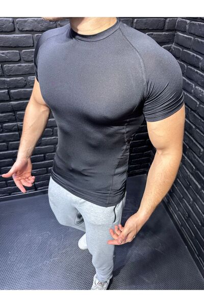 YHM Men's Sports T-Shirt Anti-Sweat Stretchy Body