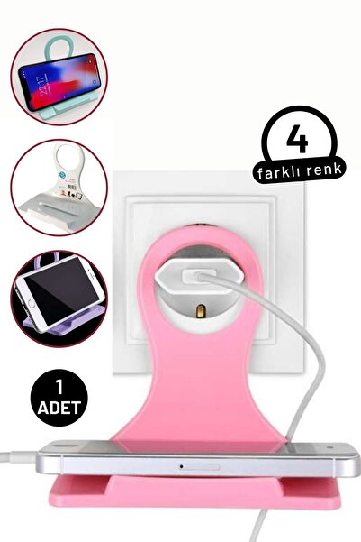 ongu home Telefon Tutucu Mobil Şarj Priz Askılığı Ve Video Izleme Standı Düze...