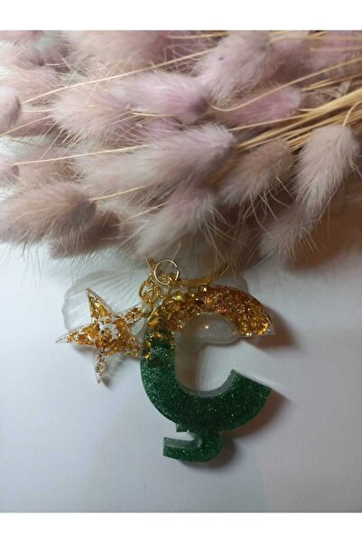 demirbasavm سلسلة مفاتيح إيبوكسي مصنوعة يدويًا