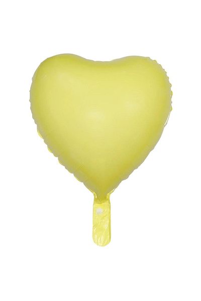 Onay Store Yellow Heart Balloon - 18 Inch (45 CM) - Heart Balloon - Party Material - Yellow Heart Balloon