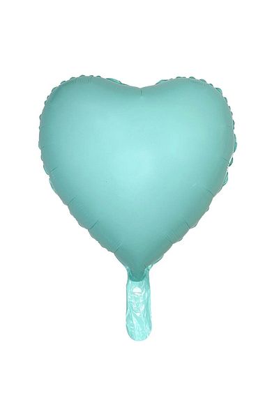 Onay Store Turquoise Heart Balloon - 18 Inch (45 CM) - Heart Balloon - Party Material - Turquoise Heart Balloon