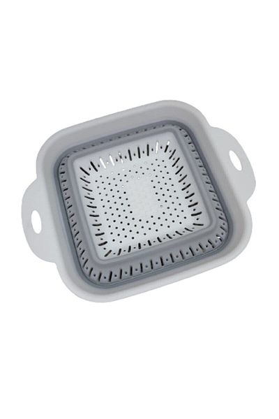 Onay Store Foldable Square Accordion Strainer Folding Strainer