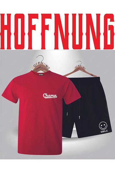 HOFFNUNG Full Shorts Red Chanp Rubber Leg Set