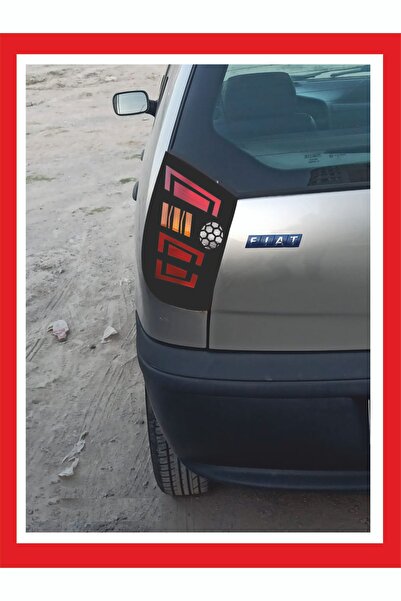 Genel Markalar Fiat Palio 1996-2002 Stop Farı Led Görünümlü Folyo Kaplama- Ot...