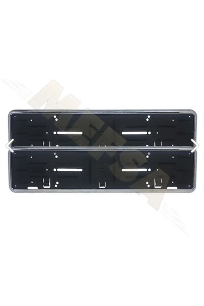 ROHANAUTO Mefsa Plastik Plakalık Nikelaj Çerçeveli (2 Adet)