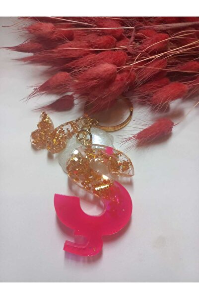 demirbasavm سلسلة مفاتيح مصنوعة يدويًا من الإيبوكسي