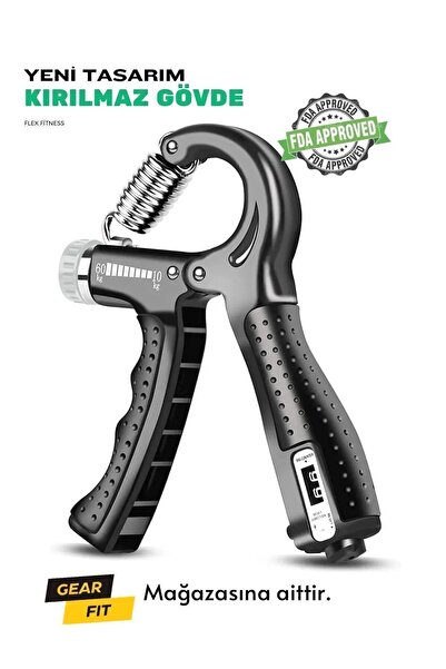St Morritz Gear Fit Siyah El Kol Bilek Güçlendirici Egzersiz Aleti 5-60 Kg Ka...