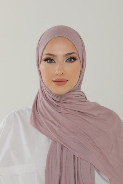 Beyzak Cold Lilac Luxury Combed Cotton Shawl - Women's Hijab Jersey Hijab Lycra Shawl