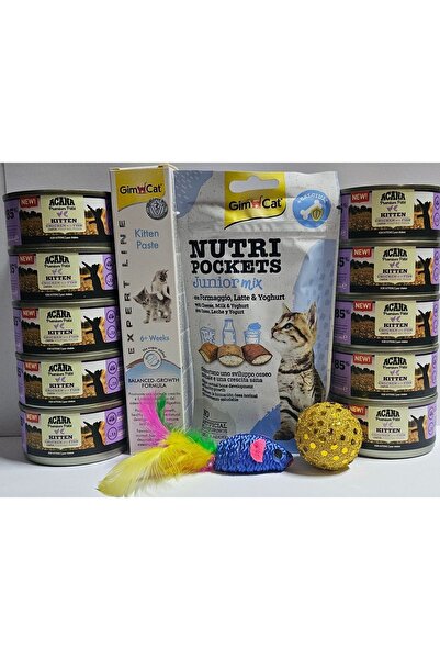 Acana Asvet Yavru Kedi Konservesi 10 Adet, Kitten 50gr Paste, Juniormix Ödül ...