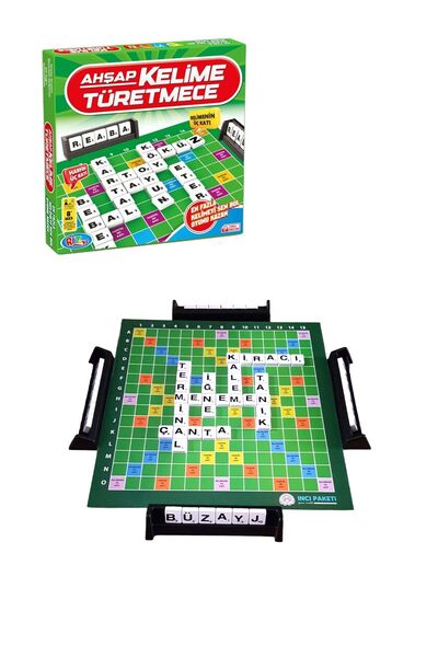 Genel Markalar Ahşap Kelime Türetme Oyunu Ahşap Kelime Türetmece (EBAT: 29 CM X 29 CM)