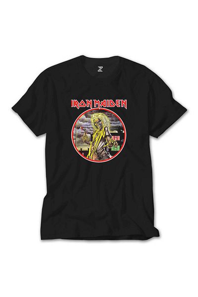 Z zepplin Iron Maiden Killers - Μαύρο T-Shirt