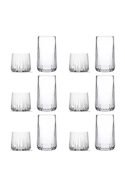 Paşabahçe Nova Water and Soft Drink Glass Set 12 Pieces