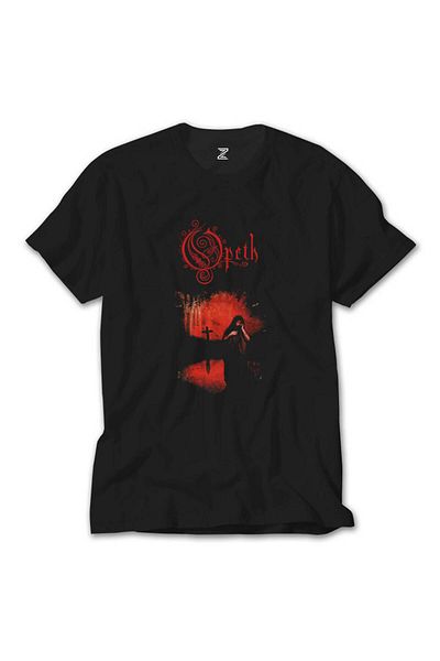 Z zepplin Μαύρο μπλουζάκι με σχέδιο Opeth Still Life