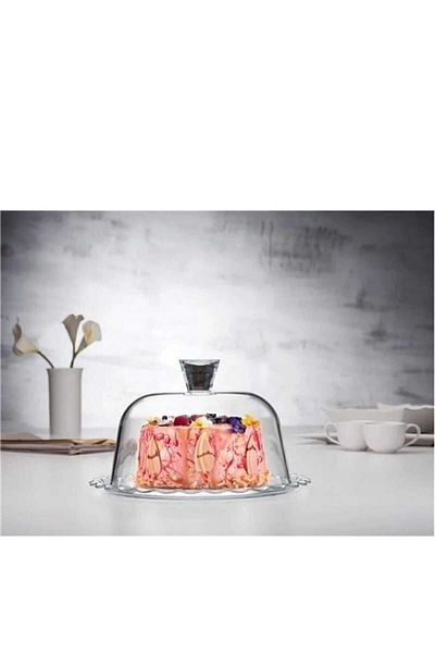 Paşabahçe Patisseria Cake Jar with Glass Lid - Presentation Plate with Glass Lid 96874