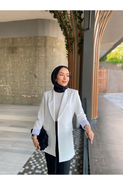 CLB COLLECTION Kadın Ceket Astarı Çizgili