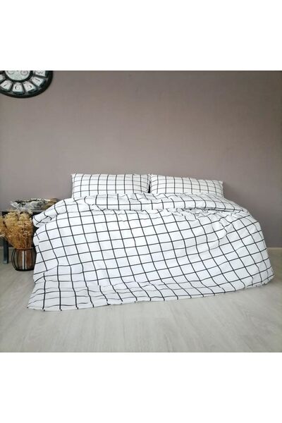 MODELHOME Sunrise Double Cotton Duvet Cover Set (Pillow Case + Bed Sheet + Duvet Cover)