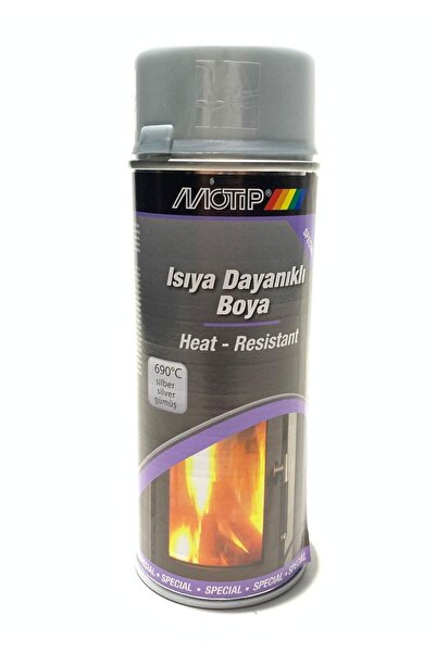 Motip Isıya Dayanıklı Sprey Boya Gümüş 690 C