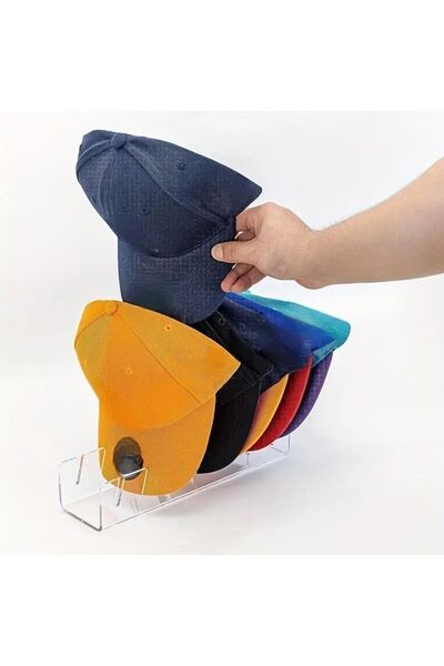 Trend Pleksi Şapka Organizer (ŞEFFAF)