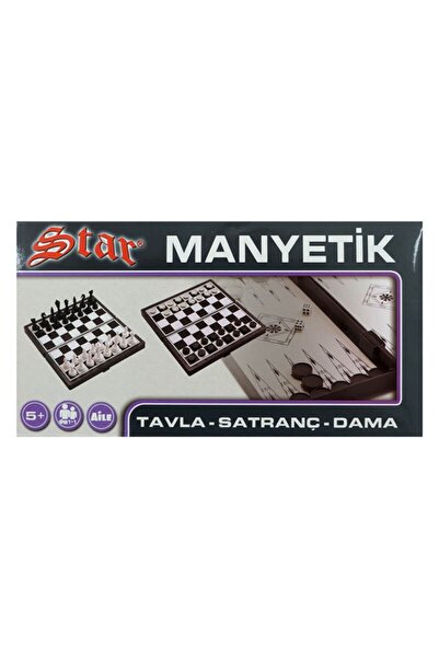 Genel Markalar Star 1050170 tavla tk satranç tavla manyetik küçük boy