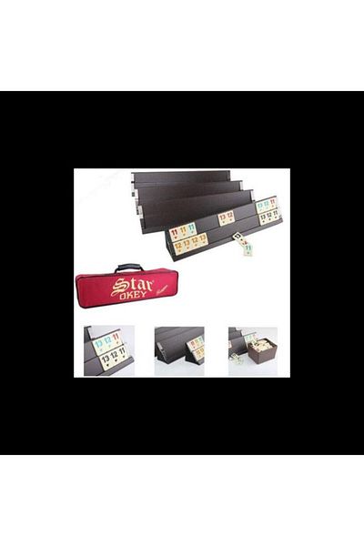 Star Oyun Star Okay 1010365   Premium Wooden Okey Bag